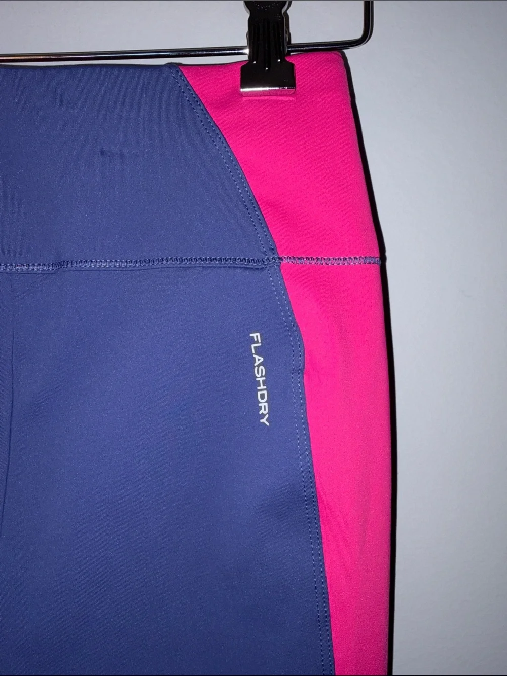 The North Face Colorblock Kids Bike Shorts in Navy, Hot Pink & Lavender Youth L